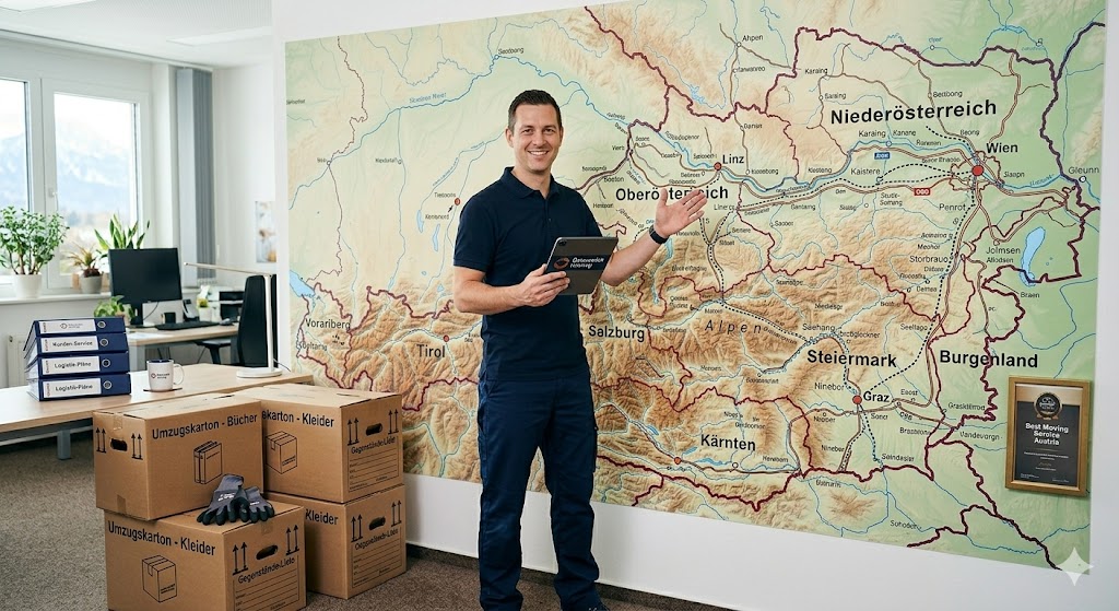 Bundesweiter Umzugstransport in Österreich