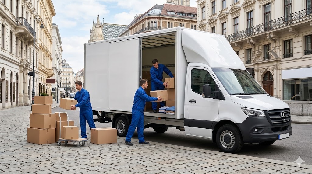 Firmenumzug mit professionellem Team